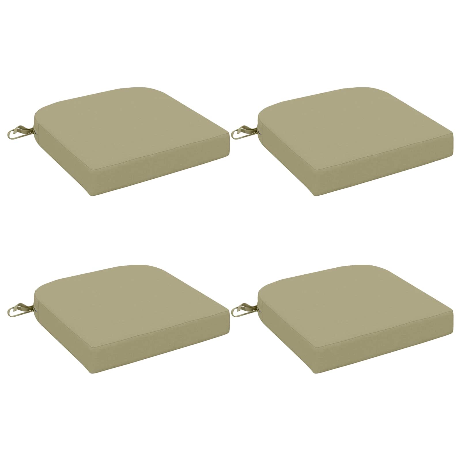 vidaXL Възглавници за седалки - 4 части SOEST 4 pcs 100% полиестер