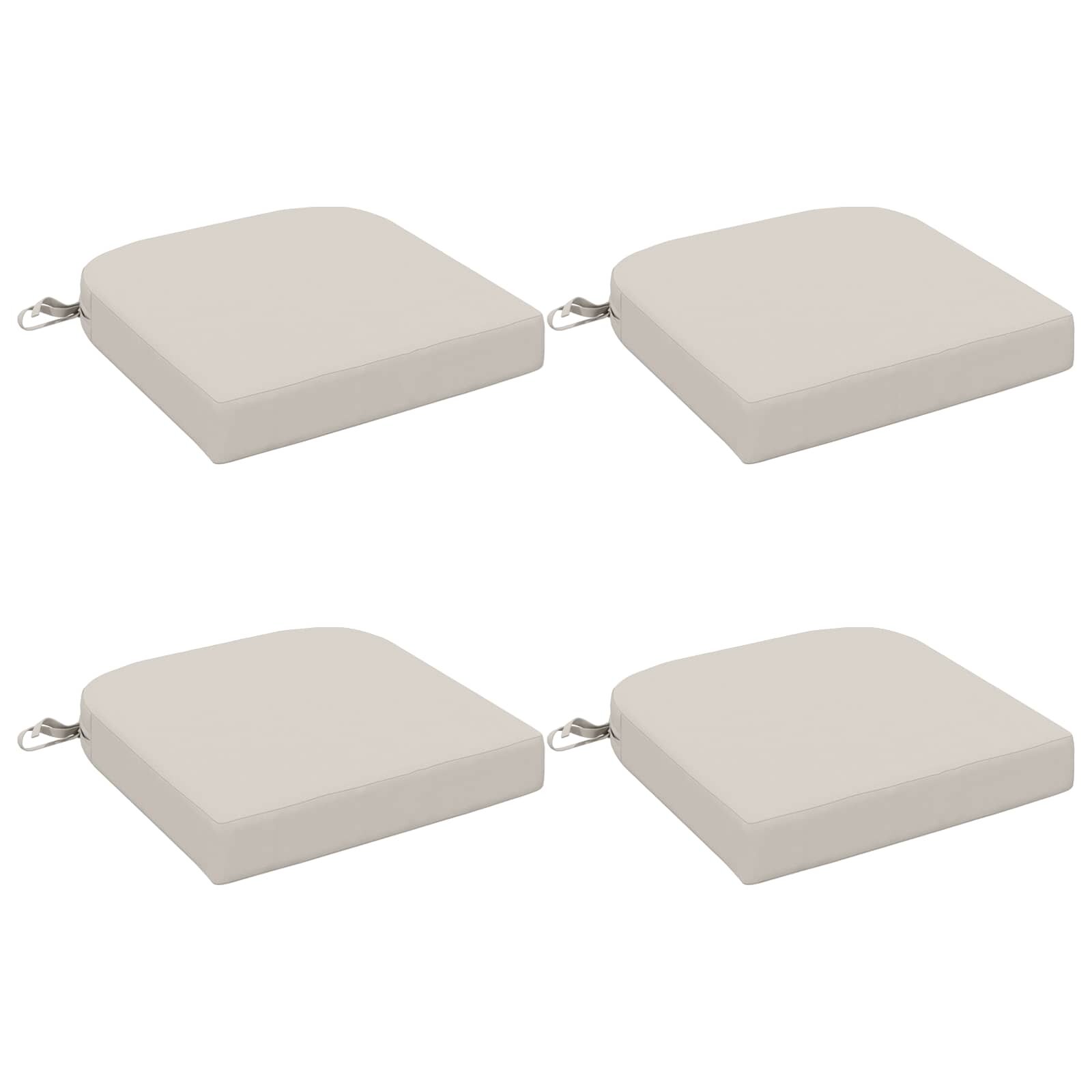 vidaXL Възглавници за седалки - 4 части SOEST 4 pcs 100% полиестер