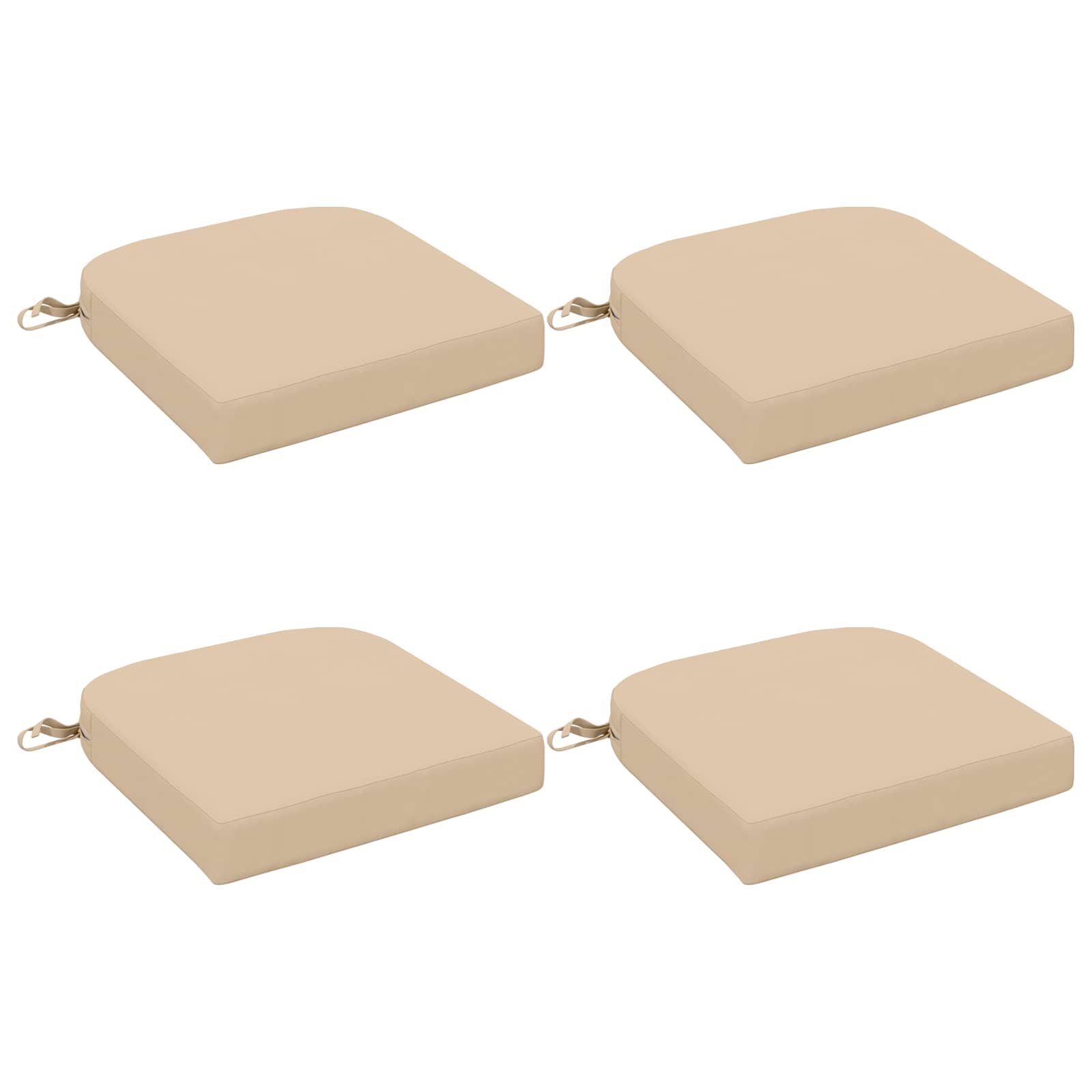vidaXL Възглавници за седалки - 4 части SOEST 4 pcs 100% полиестер