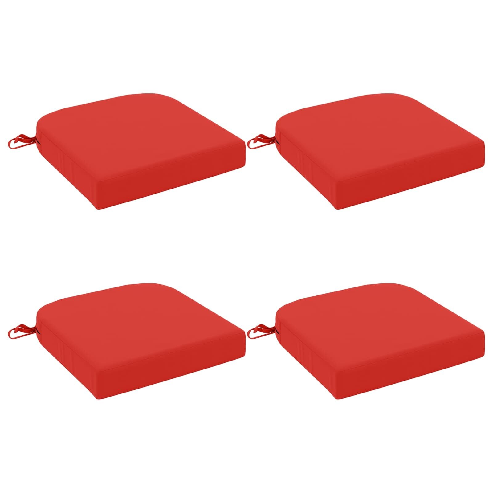 vidaXL Възглавници за седалки - 4 части SOEST 4 pcs 100% полиестер