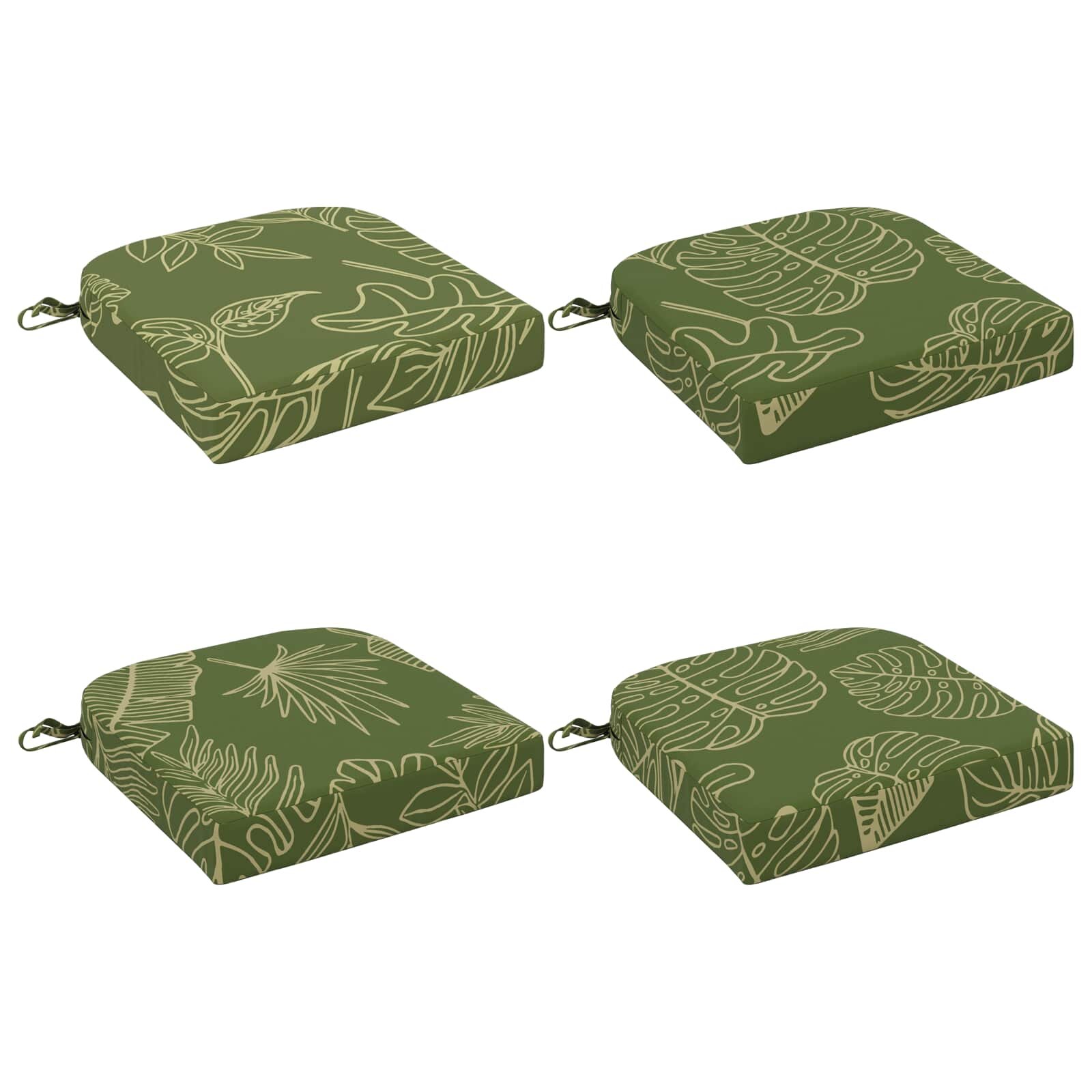 vidaXL Възглавници за седалки - 4 части SOEST 4 pcs 100% полиестер