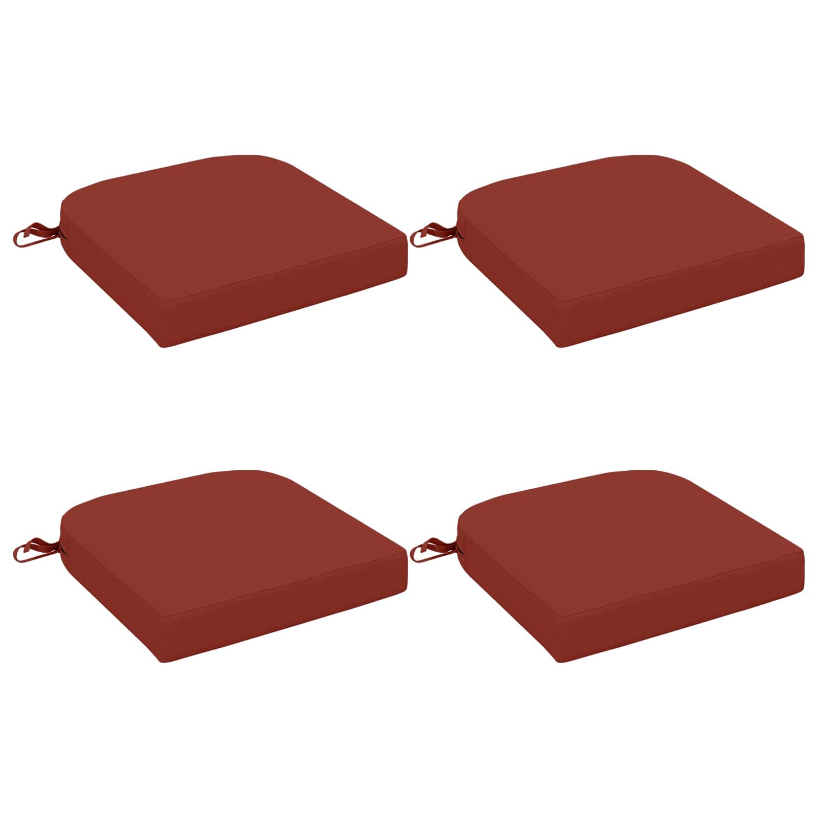 vidaXL Възглавници за седалки - 4 части SOEST 4 pcs 100% полиестер