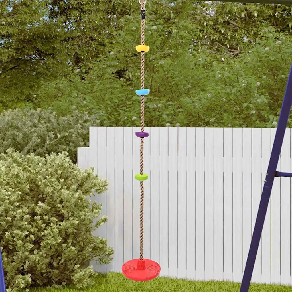 vidaXL Въже за катерене Многоцветен 30 x 30 x 200 см Пластмаса