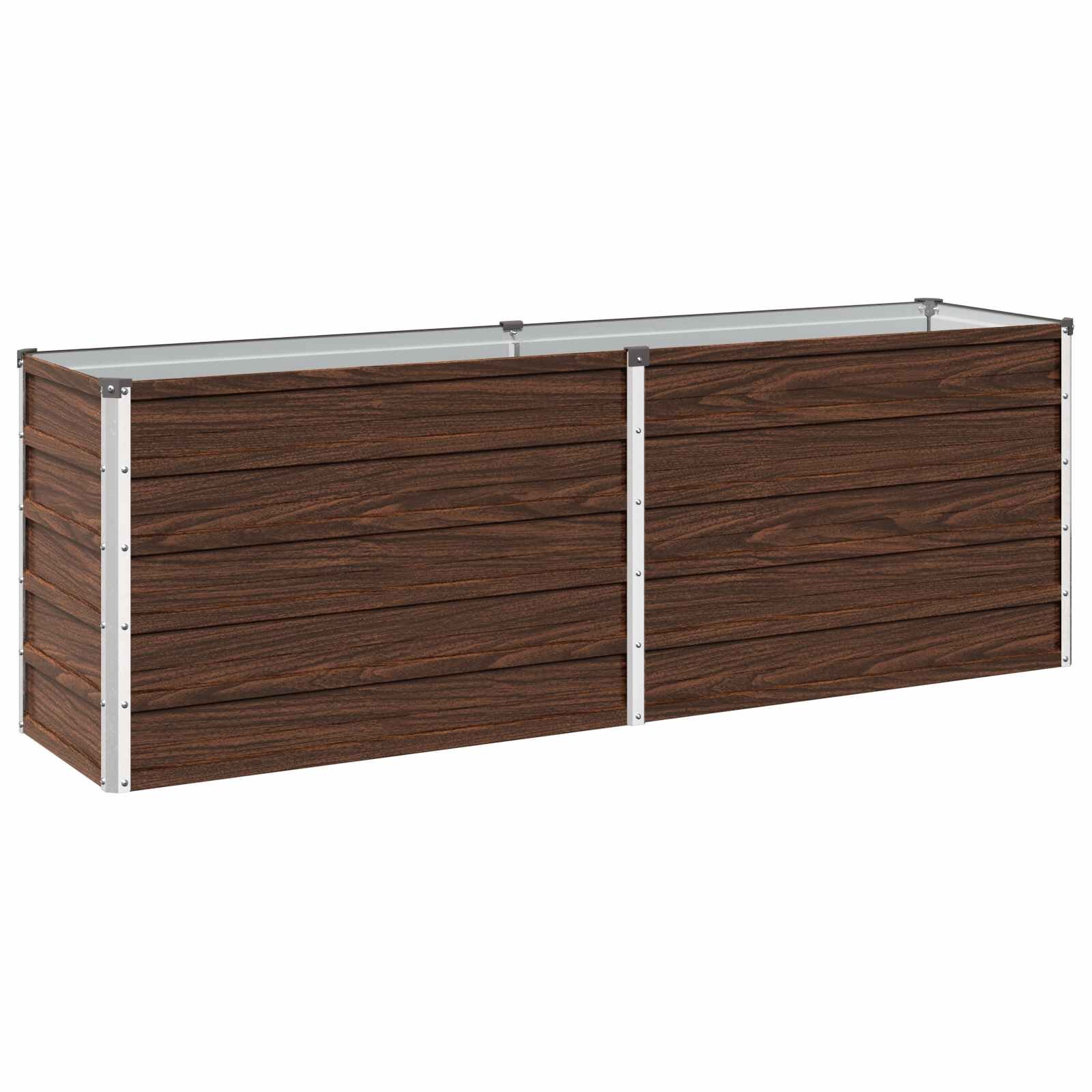 vidaXL Вдигната леха за градина Черно 160 x 40 x 55 см