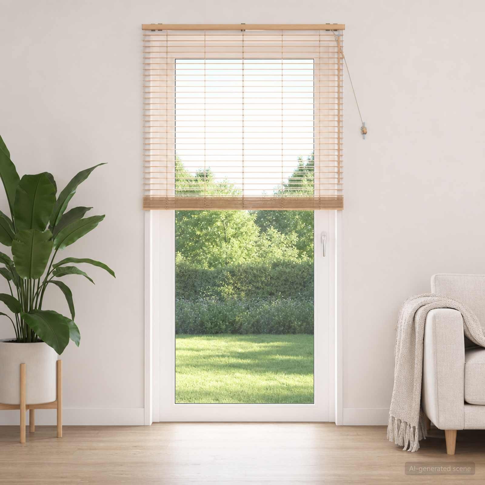vidaXL Венецианска щора Дъбов вид 125 x 250 cm 35 mm