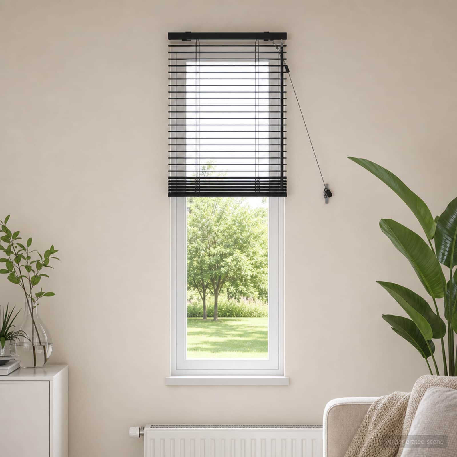 vidaXL Венецианска щора Тъмен кафяв 55 x 160 см 35 mm