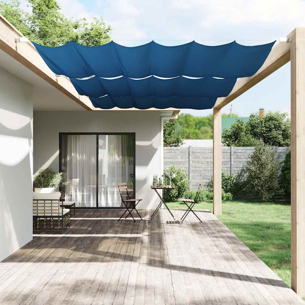 vidaXL Вертикален сенник син 250x270 см оксфорд плат