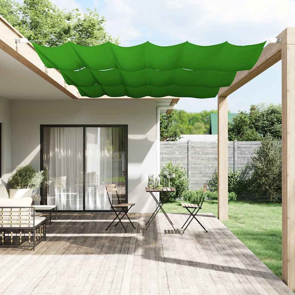 vidaXL Вертикален сенник светлозелен 140x270 см оксфорд плат