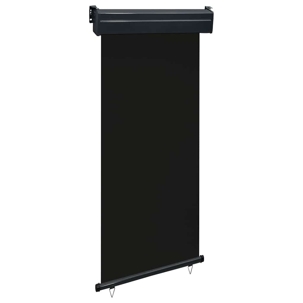 vidaXL Вертикална тента за балкон 105x250 см черна