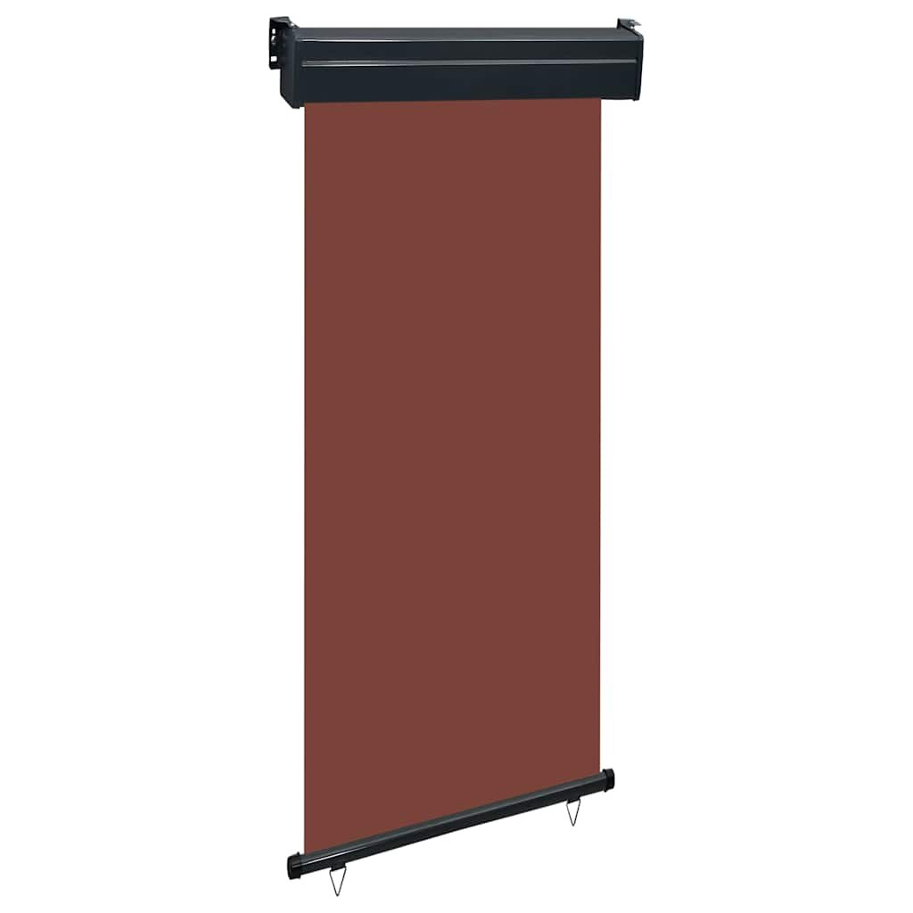 vidaXL Вертикална тента за балкон 105x250 см кафява