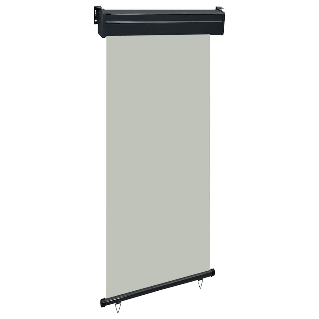 vidaXL Вертикална тента за балкон 105x250 см сива