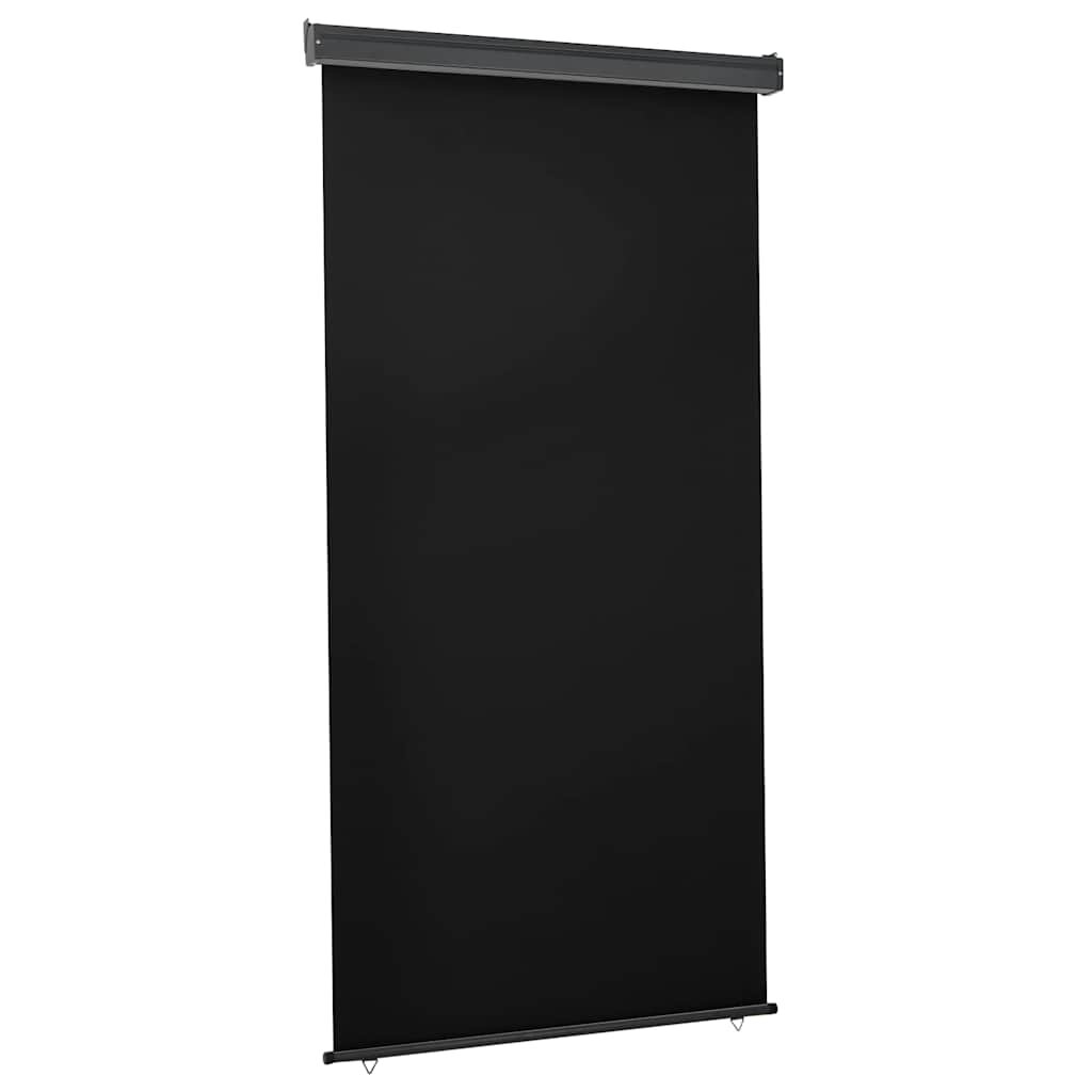 vidaXL Вертикална тента за балкон 125x250 см черна