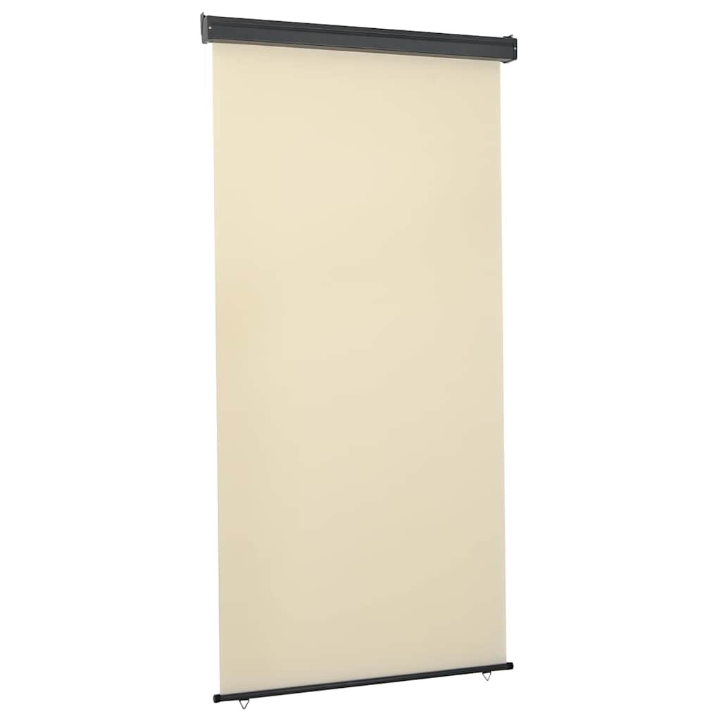 vidaXL Вертикална тента за балкон 125x250 см кремава