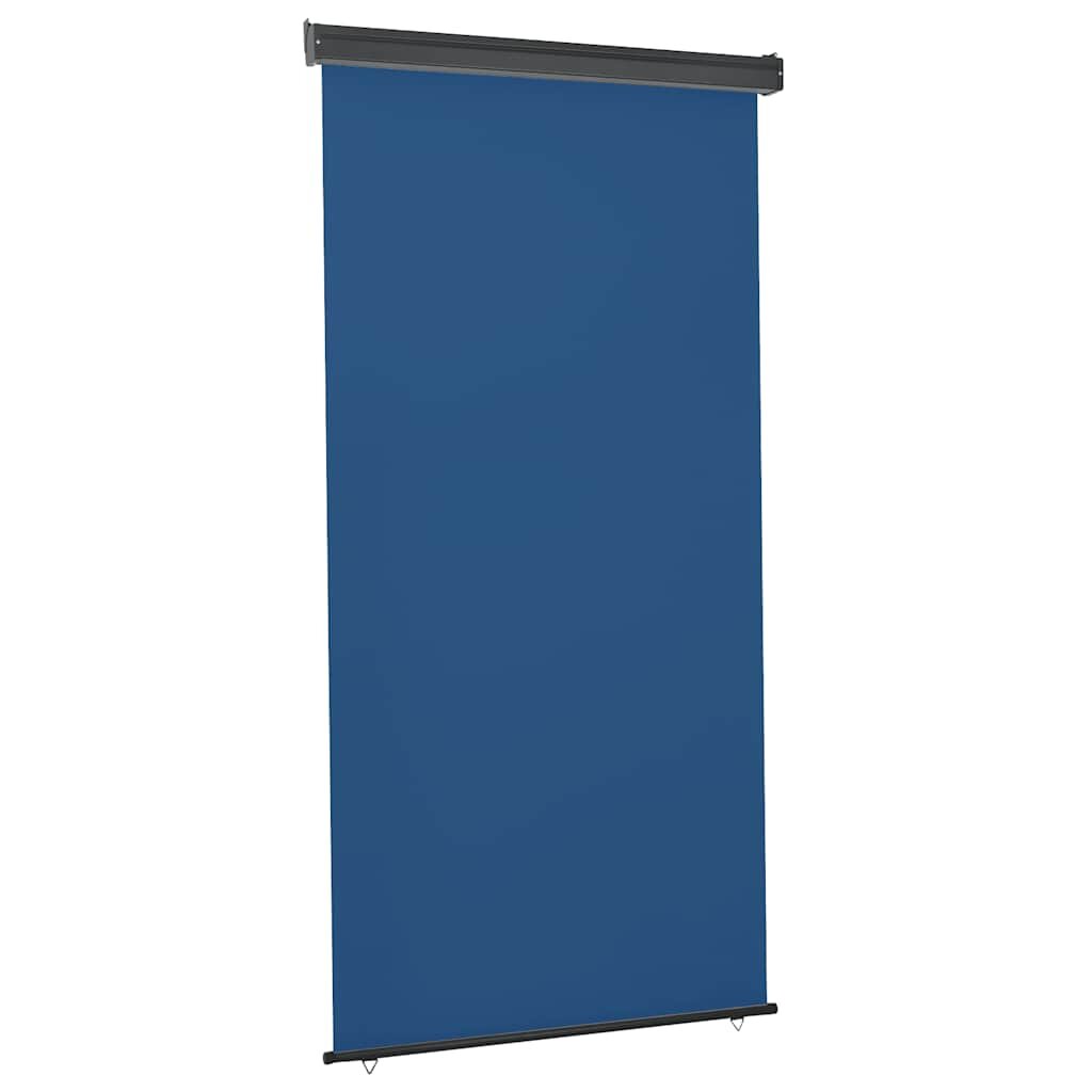vidaXL Вертикална тента за балкон 125x250 см синя