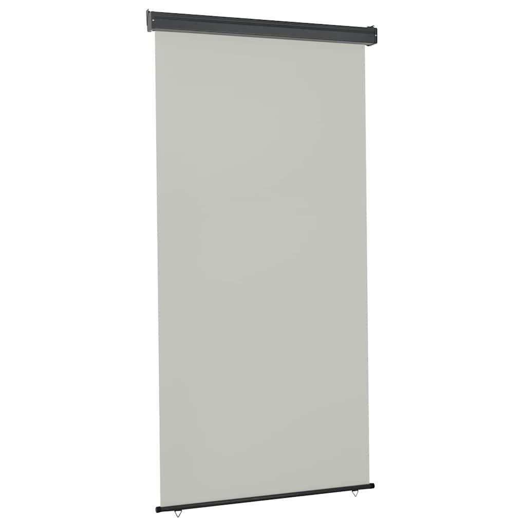 vidaXL Вертикална тента за балкон 125x250 см сива