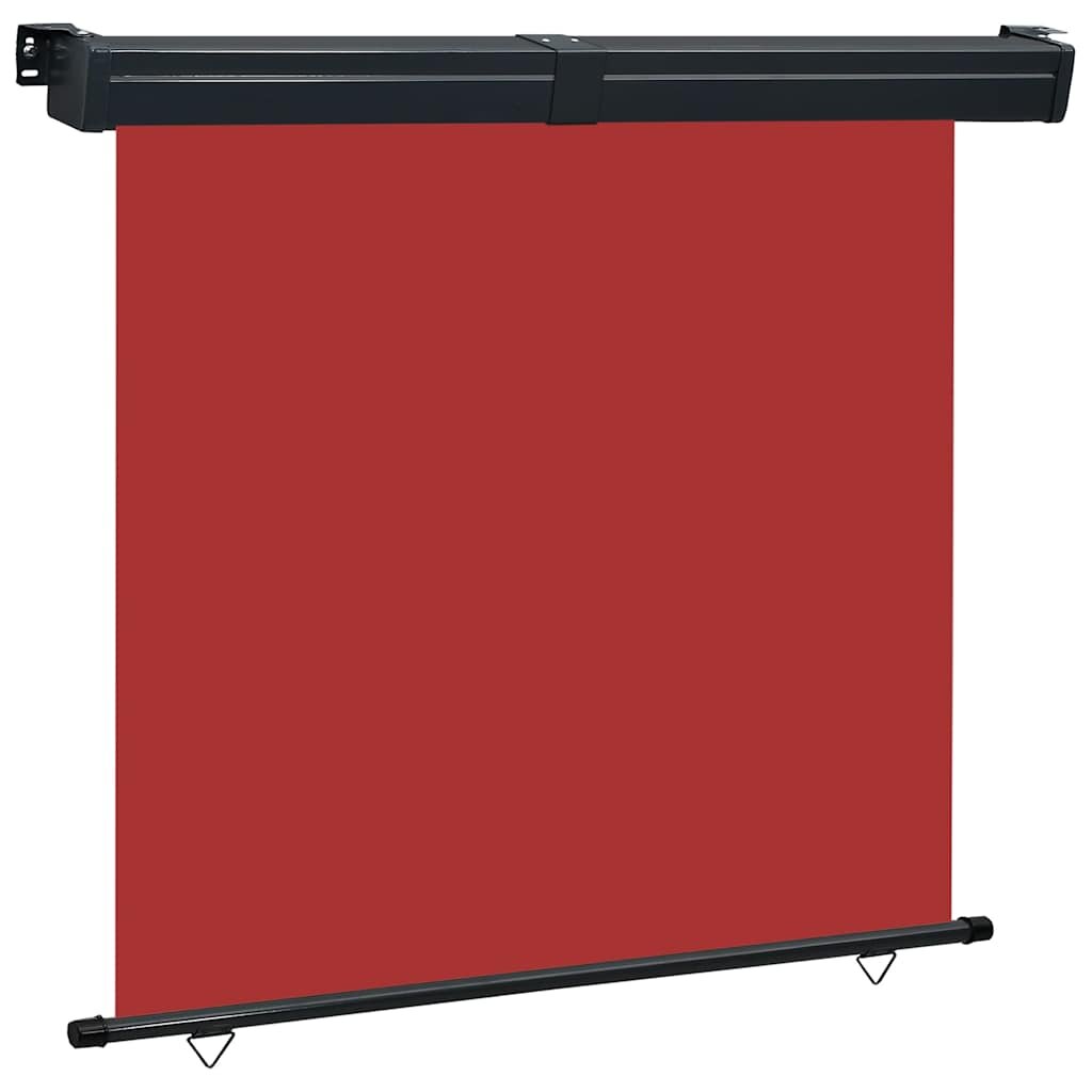 vidaXL Вертикална тента за балкон 175x250 см червена