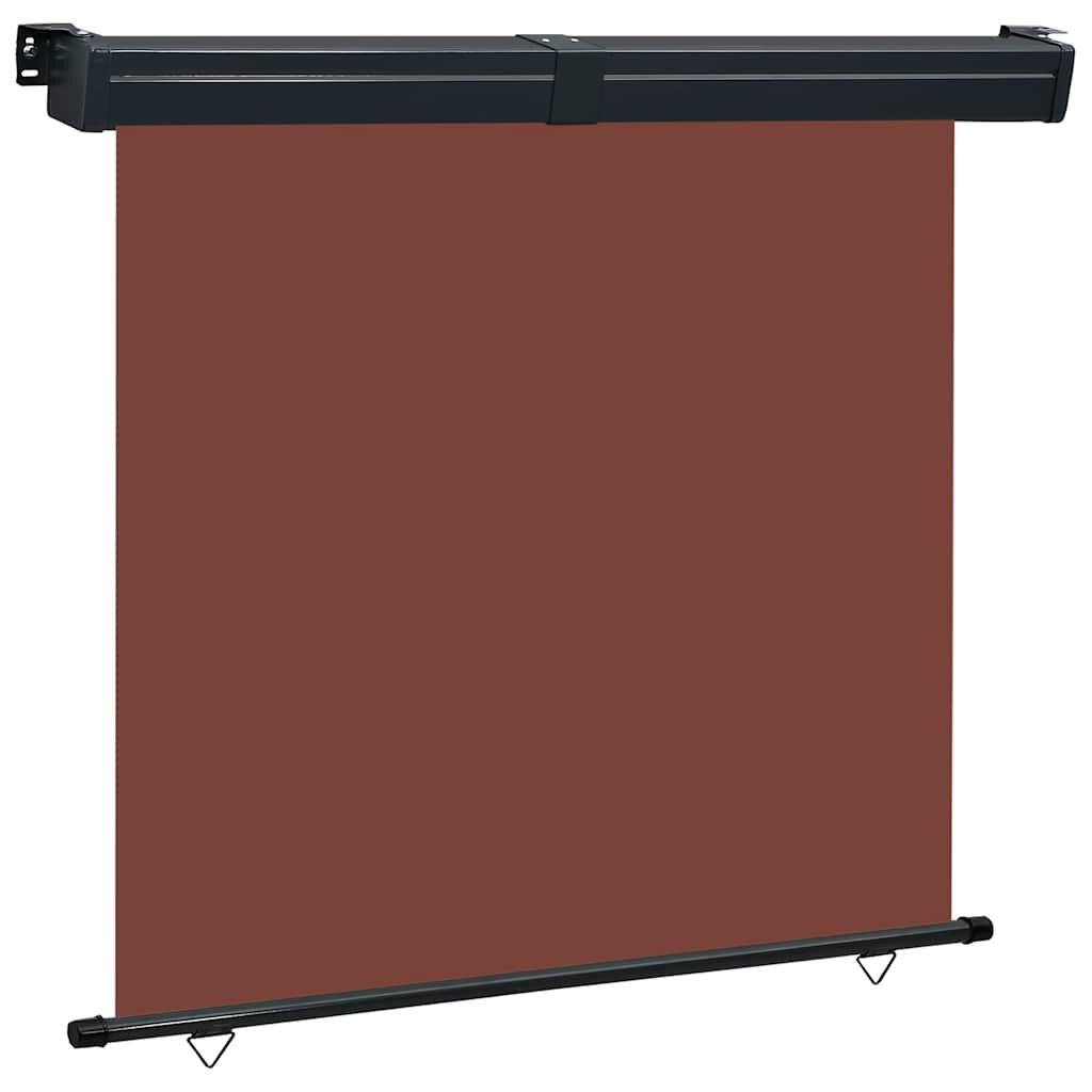 vidaXL Вертикална тента за балкон 175x250 см кафява