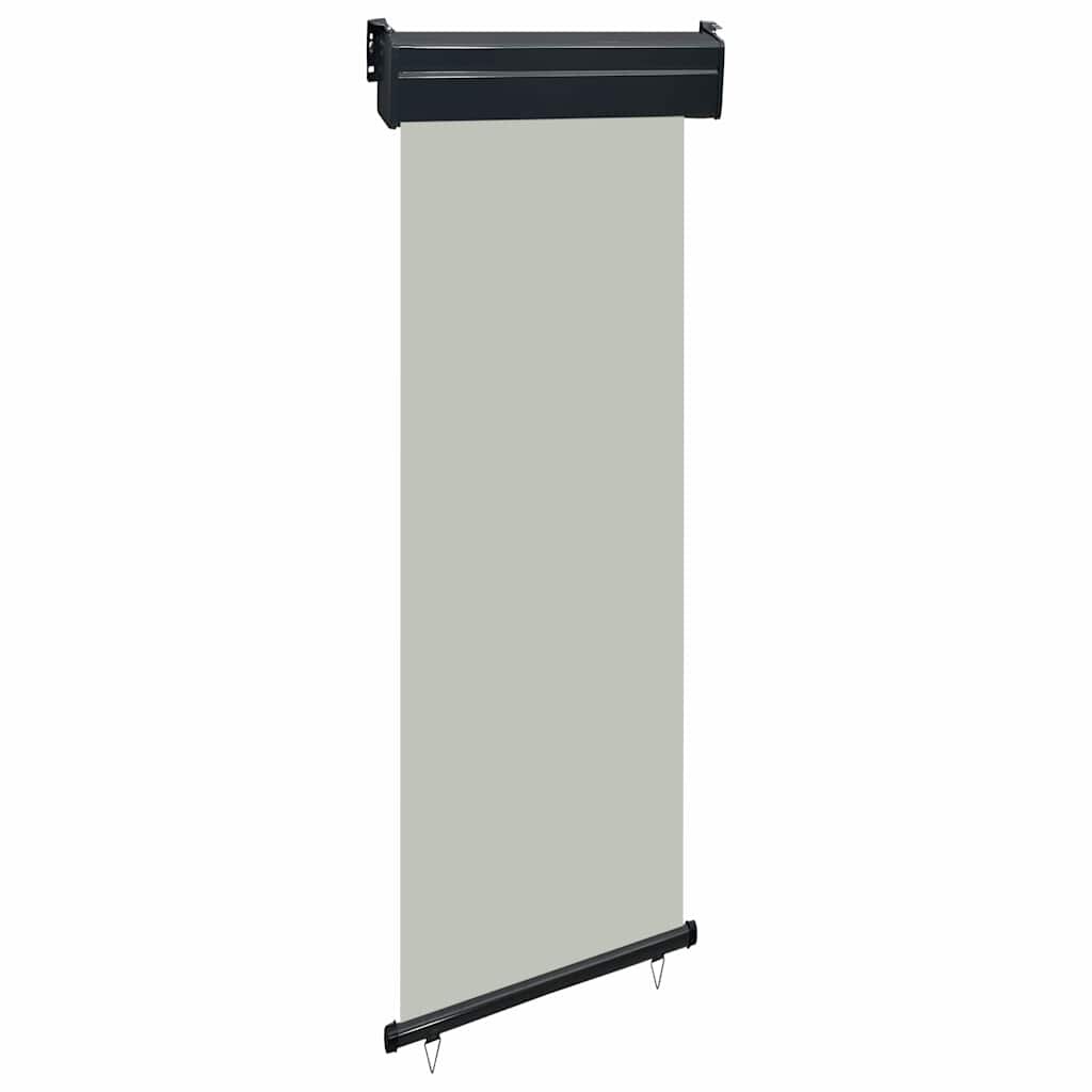vidaXL Вертикална тента за балкон 65x250 см сива