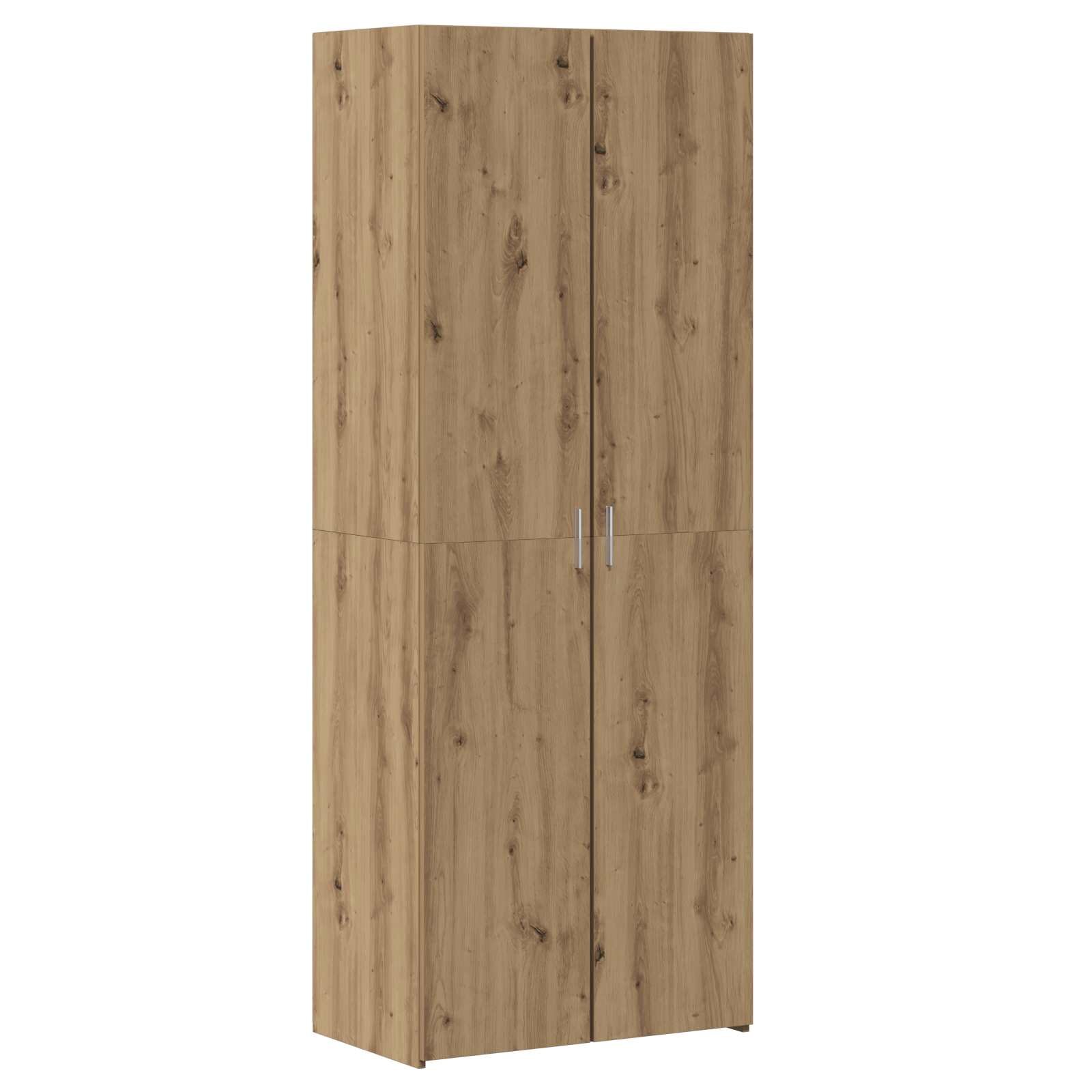 vidaXL Висок шкаф Дъб 70 x 425 x 185 см