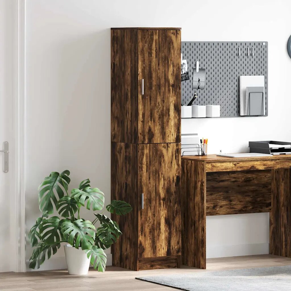vidaXL Висок шкаф Димян дъб 35 x 39 x 168 см