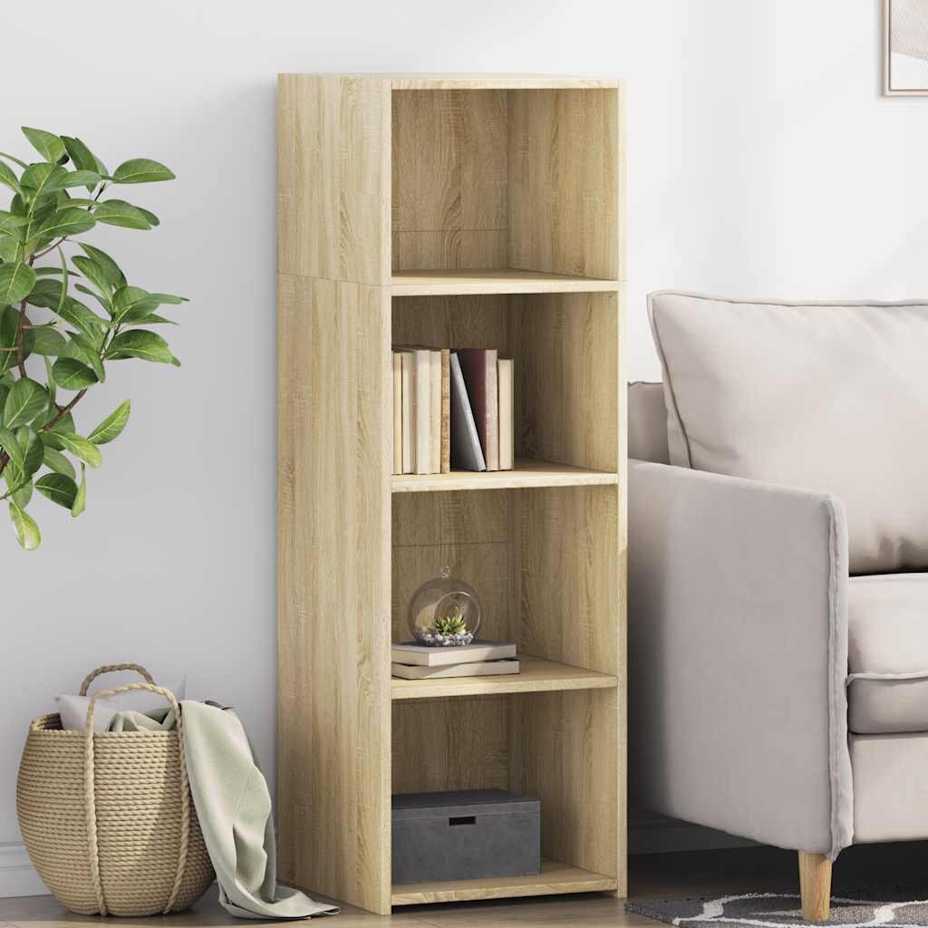 vidaXL Висок шкаф сонома дъб 40x41x124 см инженерно дърво