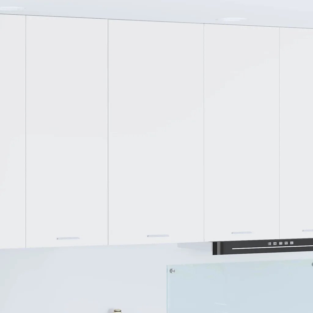 vidaXL Висящ шкаф Бяло 50 x 31 x 100 см Инженерна дървесина