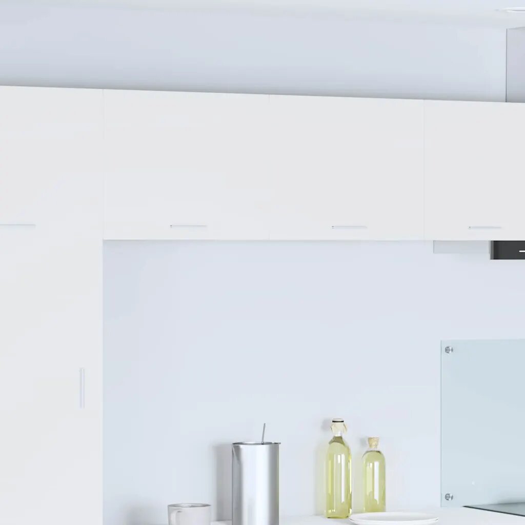 vidaXL Висящ шкаф Бяло 50 x 31 x 40 см Инженерна дървесина