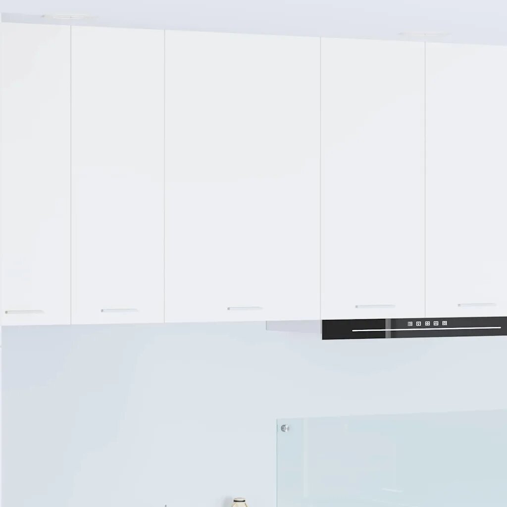 vidaXL Висящ шкаф Бяло 50 x 31 x 80 см Инженерна дървесина