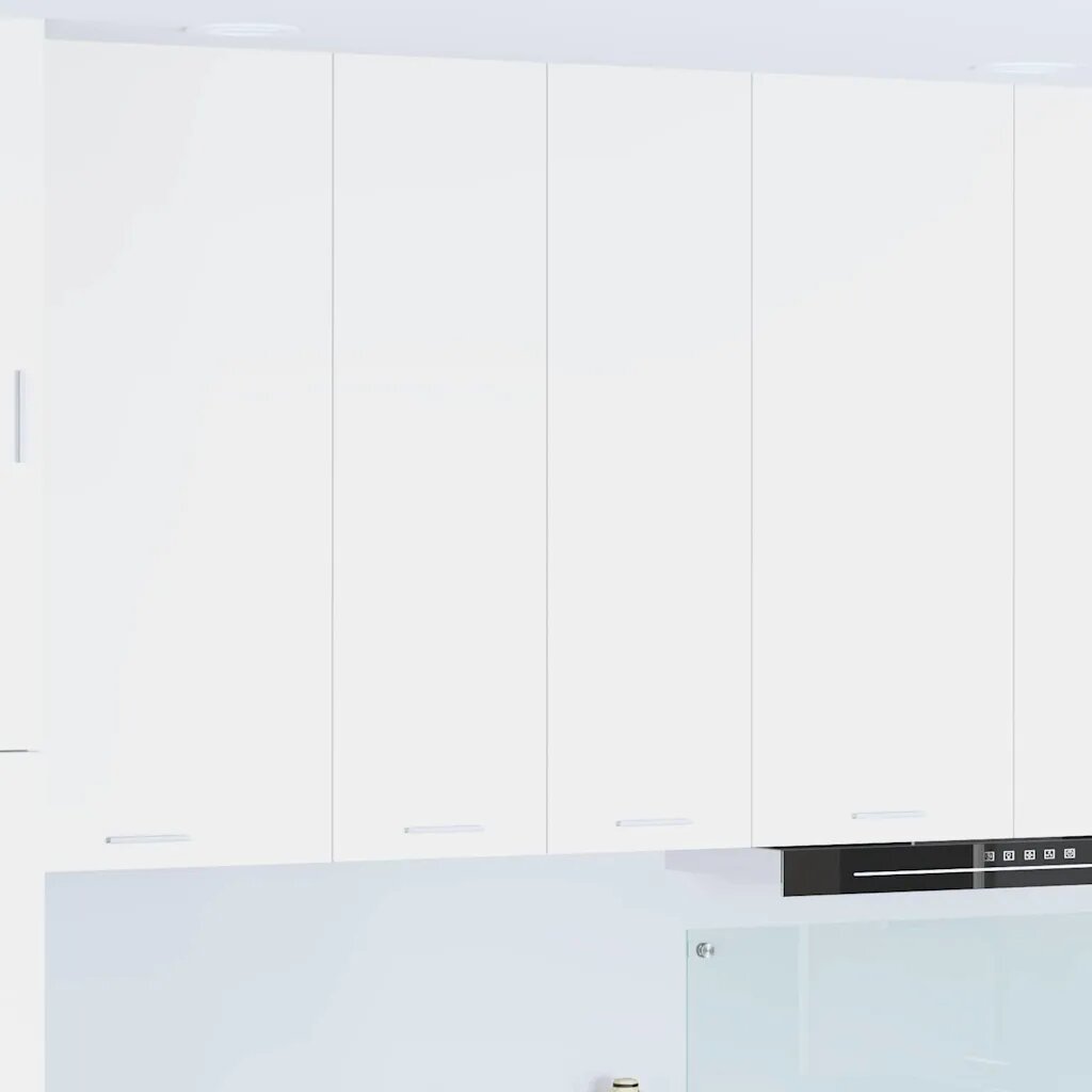 vidaXL Висящ шкаф Бяло 60 x 31 x 100 см Инженерна дървесина