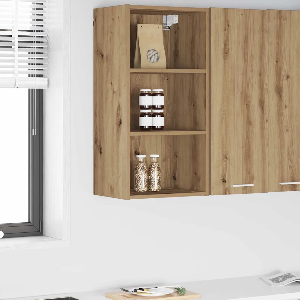 vidaXL Висящ шкаф Дъб 40 x 295 x 80 см Инженерна дървесина