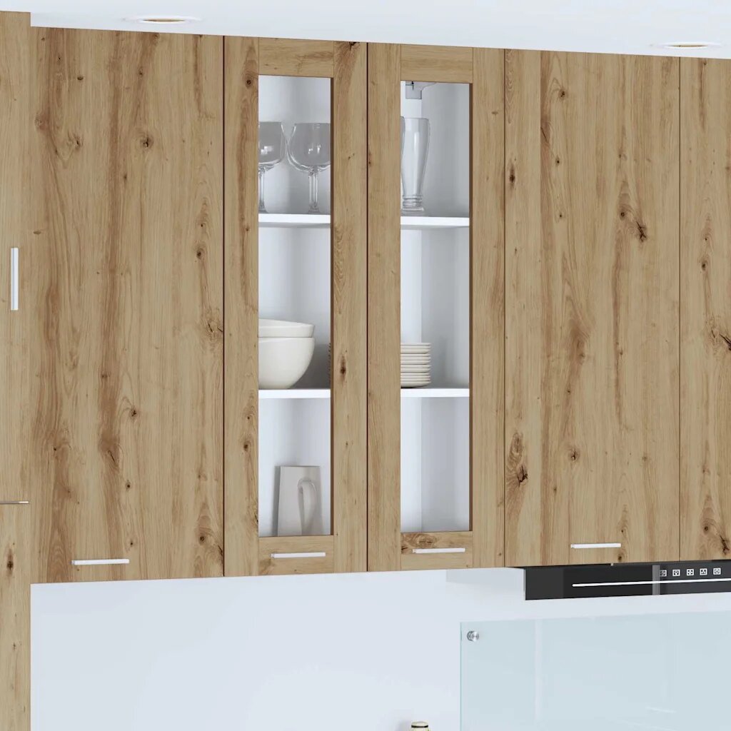 vidaXL Висящ шкаф Дъб 60 x 31 x 100 см Инженерна дървесина
