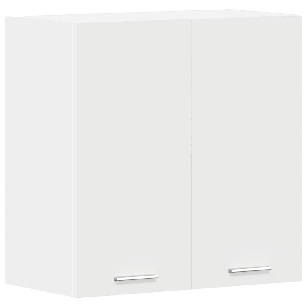 vidaXL Висящ шкаф "Lyon" бял 60x31x60 см инженерно дърво