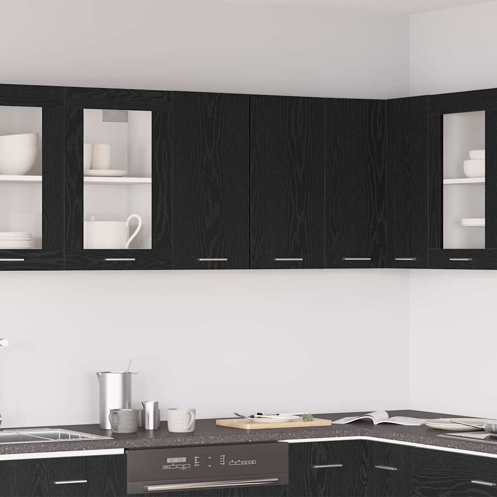 vidaXL Висящ шкаф Lyon Черния дъб 60 x 31 x 60 см Инженерна дървесина