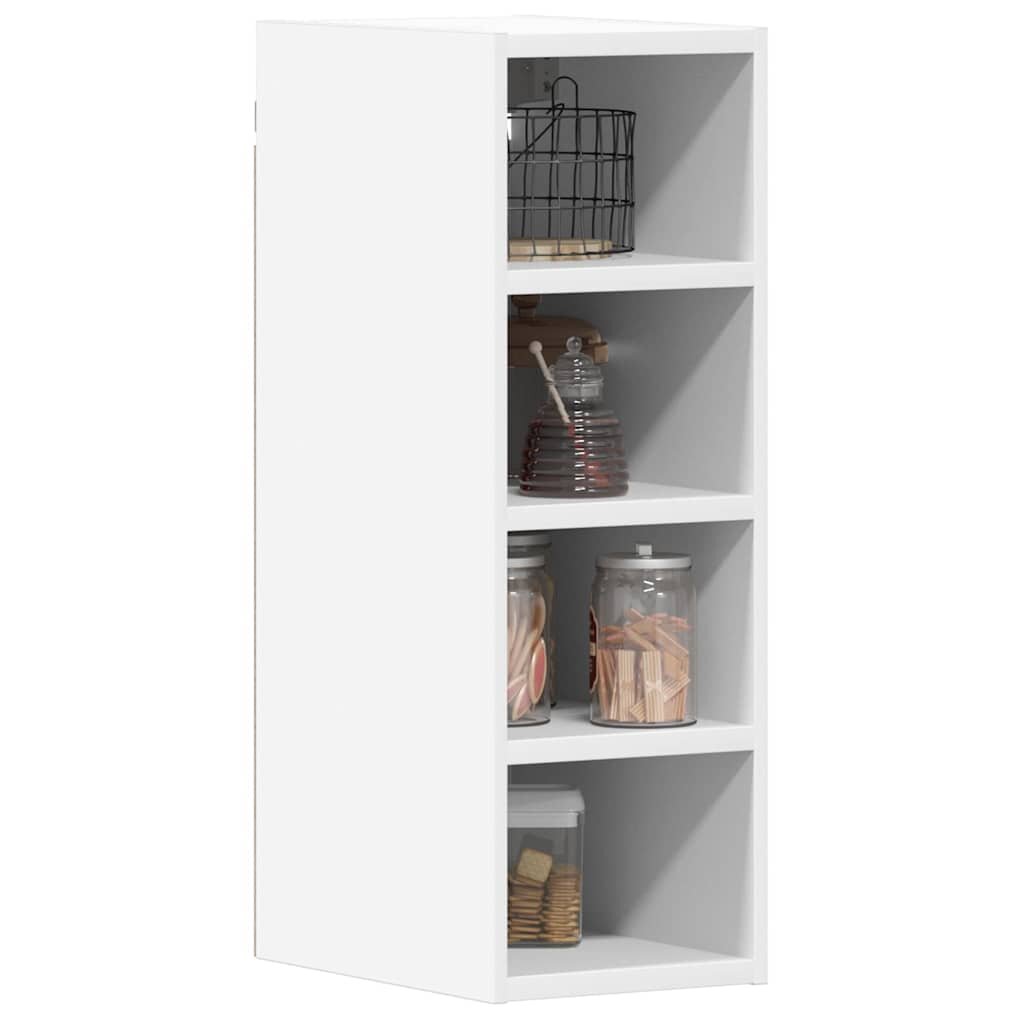 vidaXL Висящ шкаф "Рига" бял 20x295x60 см инженерно дърво