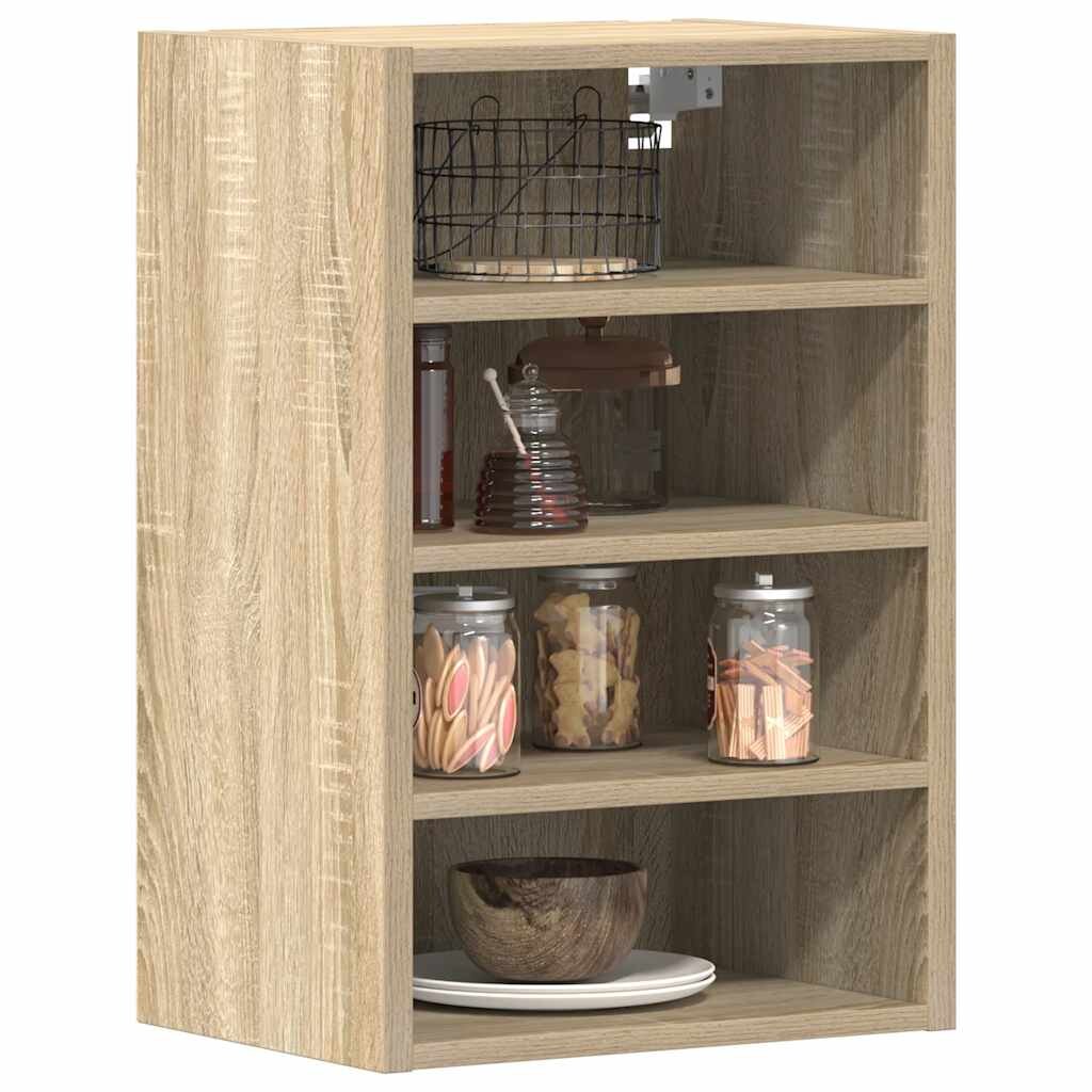 vidaXL Висящ шкаф "Рига" дъб сонома 40x295x60 см инженерно дърво
