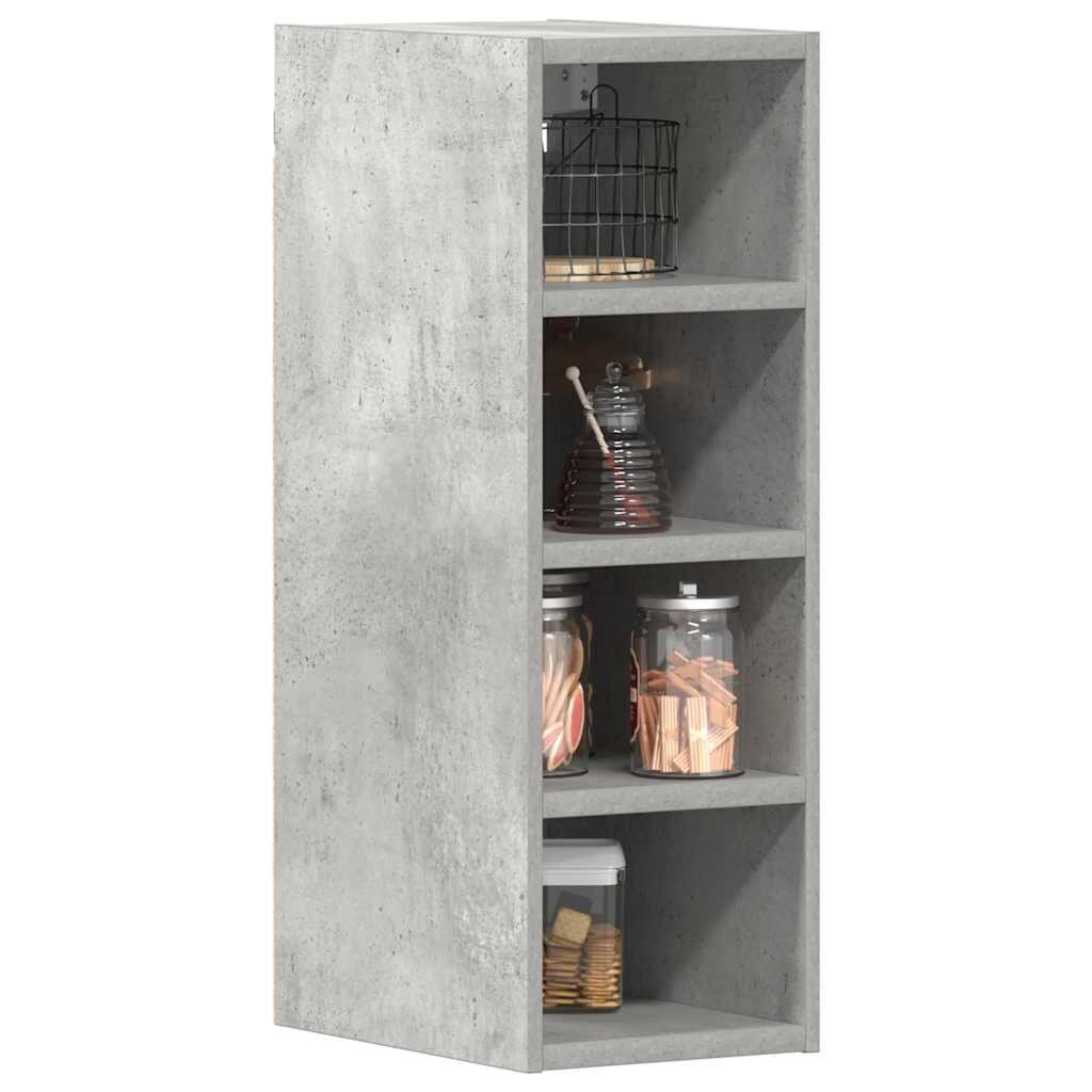 vidaXL Висящ шкаф "Рига" сив 20x295x60 см инженерно дърво