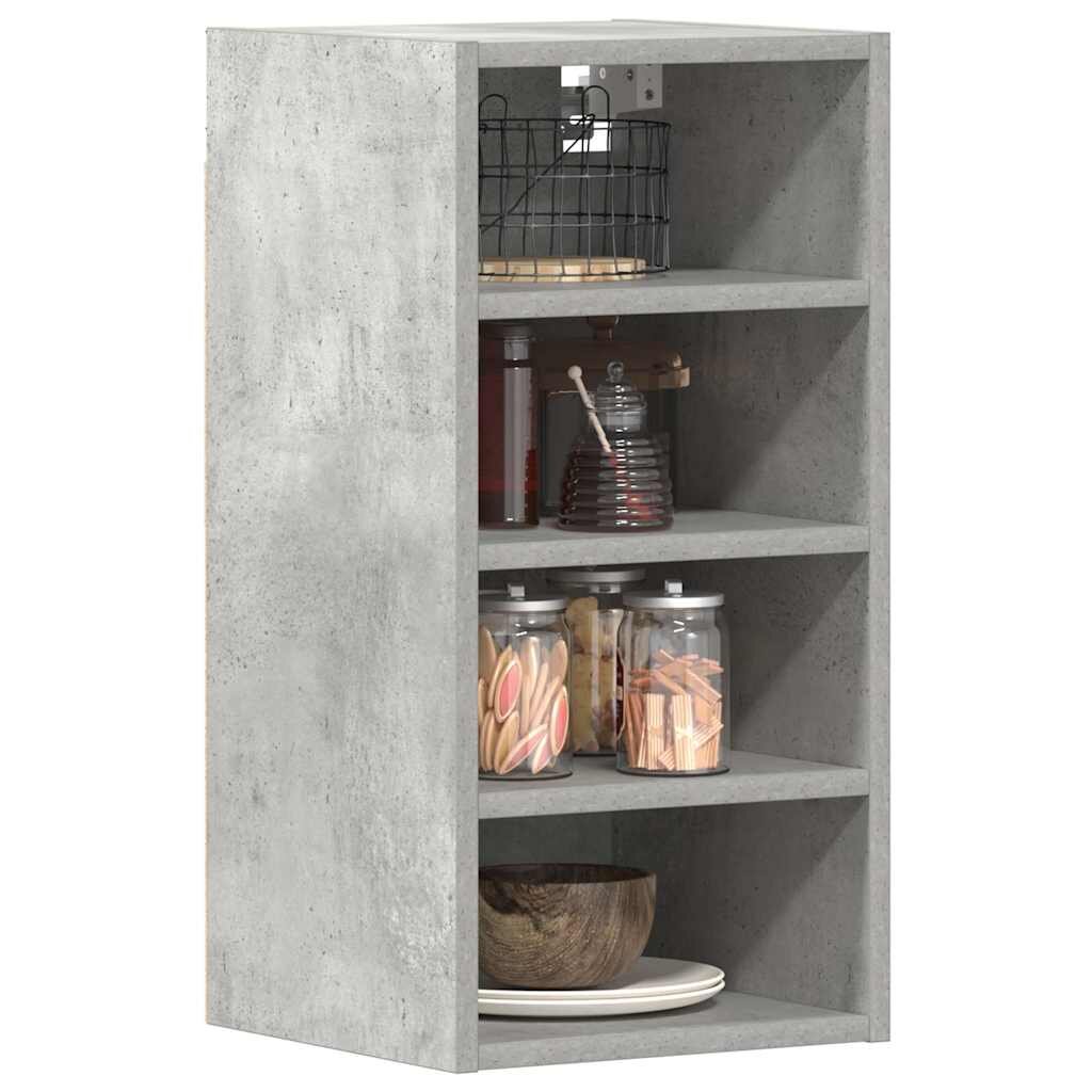 vidaXL Висящ шкаф "Рига" сив 30x295x60 см инженерно дърво