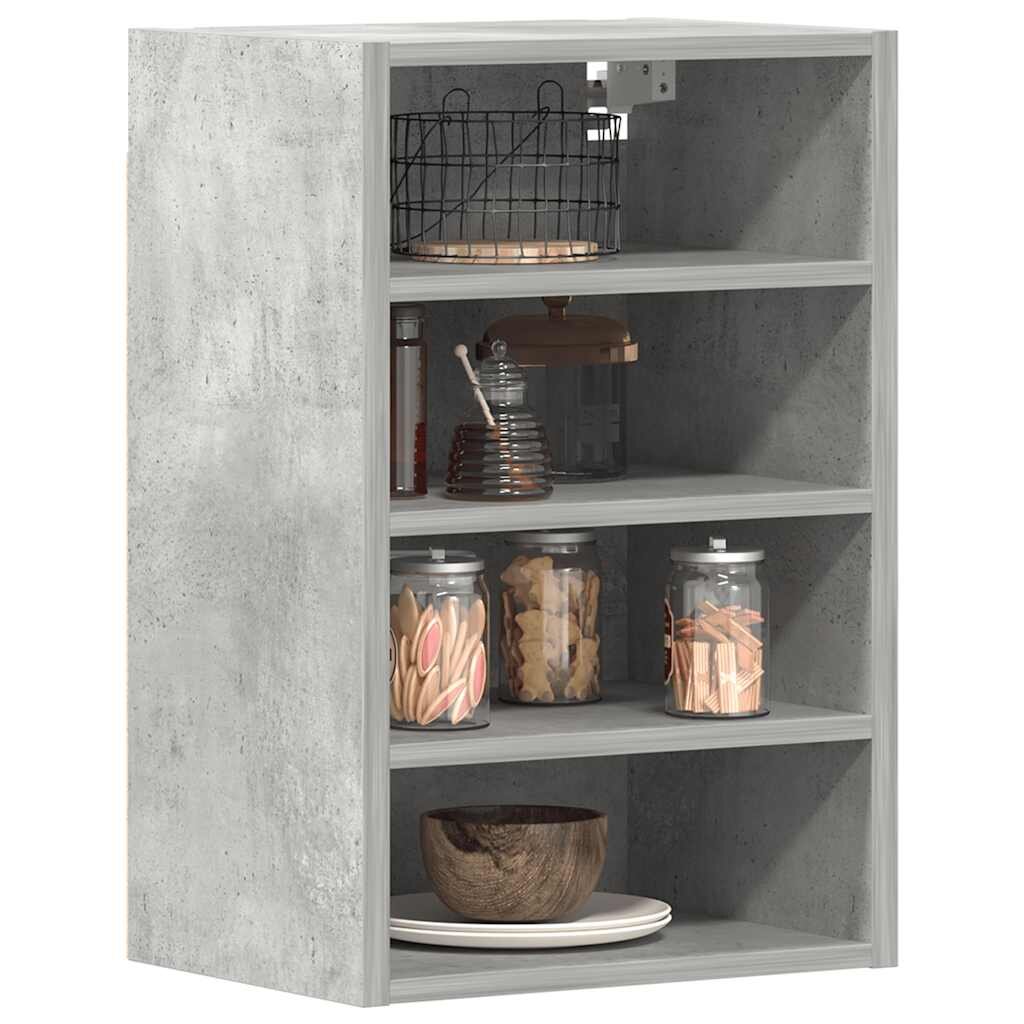vidaXL Висящ шкаф "Рига" сив 40x295x60 см инженерно дърво
