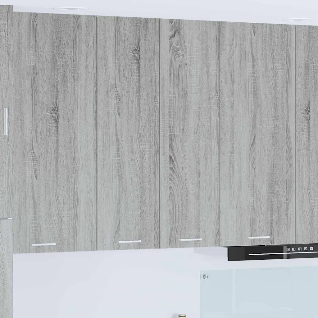 vidaXL Висящ шкаф Сив Сонома 60 x 31 x 100 см Инженерна дървесина