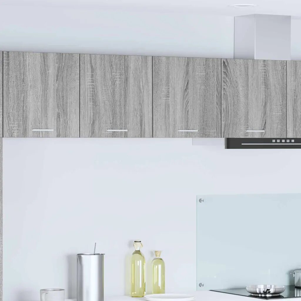 vidaXL Висящ шкаф Сив Сонома 80 x 31 x 40 см Инженерна дървесина