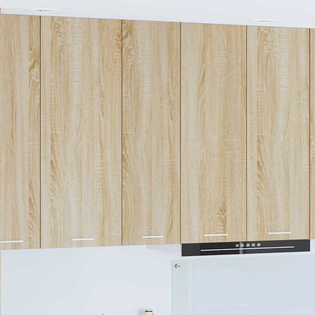 vidaXL Висящ шкаф Сонома дъб 30 x 31 x 100 см Инженерна дървесина