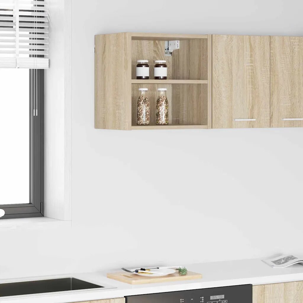 vidaXL Висящ шкаф Сонома дъб 40 x 295 x 40 см Инженерна дървесина