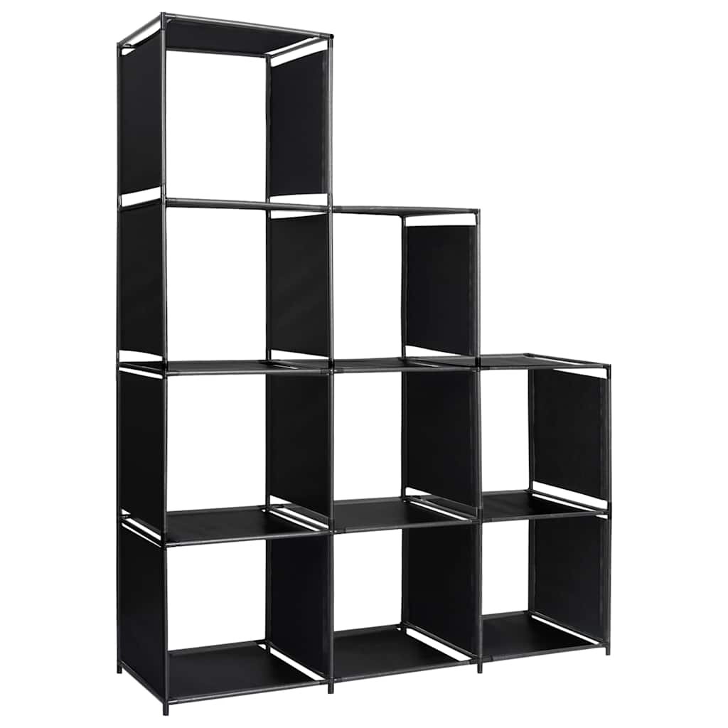 vidaXL Витринен рафт стълбище 130x45x170 см плат