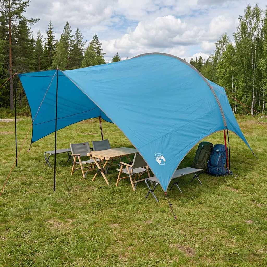 vidaXL Водоустойчив палатка навес Синьо 550 x 400 x 230 см