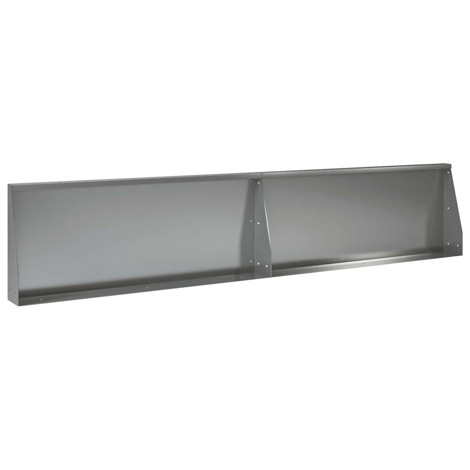 vidaXL Задържащи стени 2 бр. 100 x 12 x 40 см Поцинкована стомана