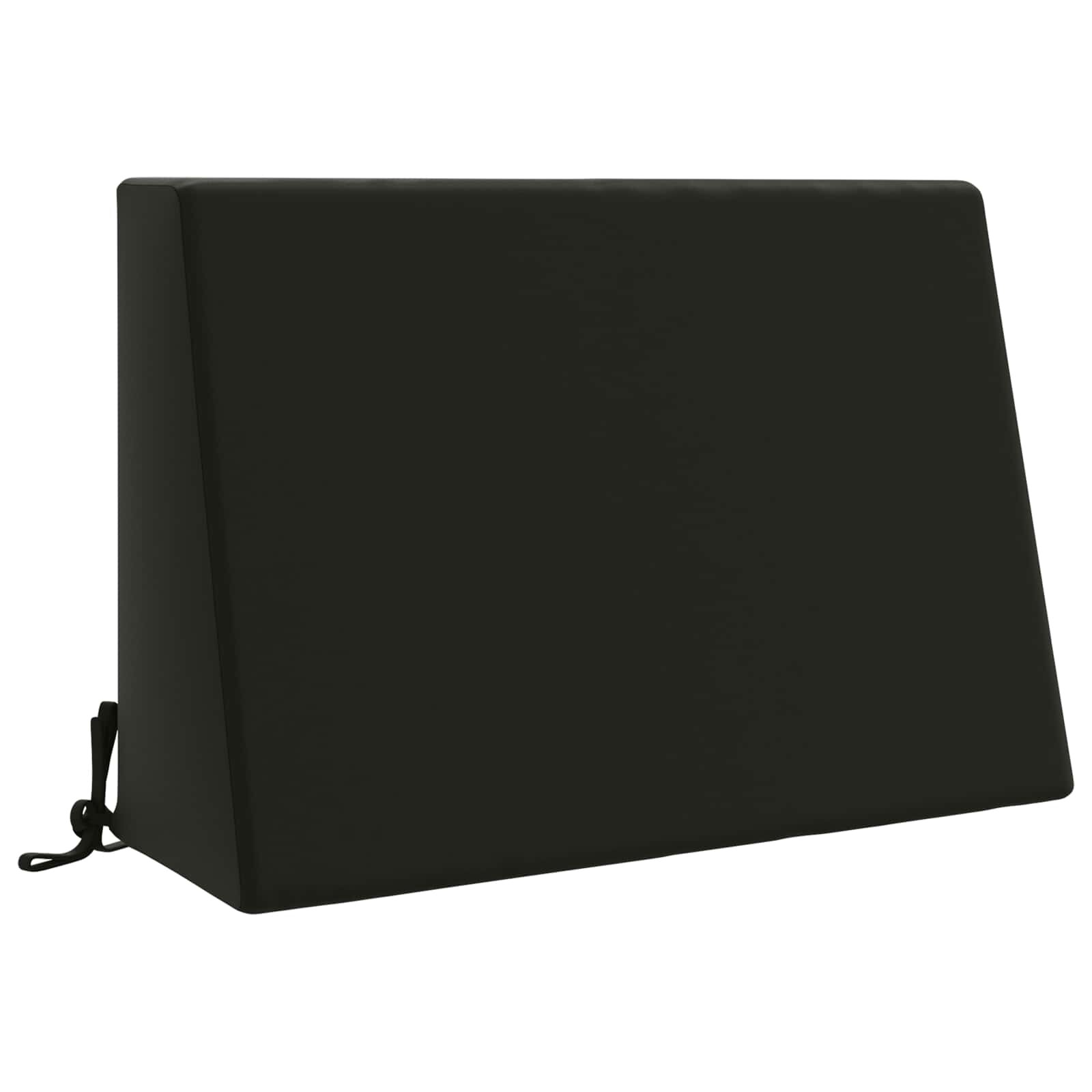 vidaXL Задна възглавница SOEST 100% полиестер Черно 60 x 20 x 40 см