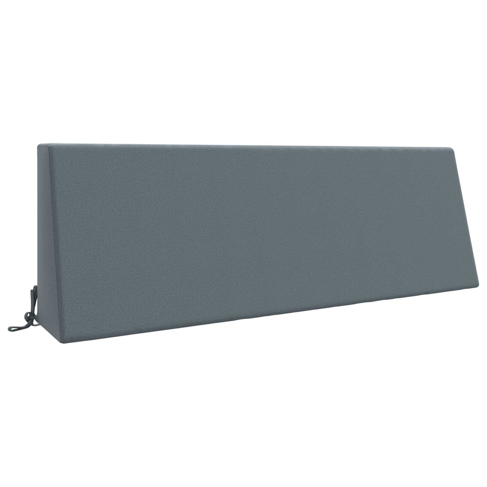 vidaXL Задна възглавница SOEST 100% полиестер Синьо 120 x 20 x 40 см