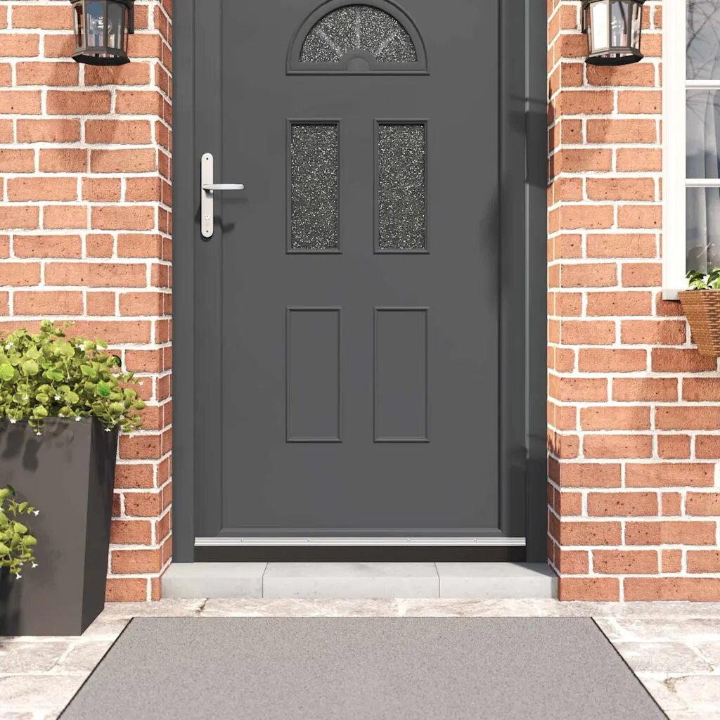 vidaXL Запечатващи четки за врата с винтово закрепване 12 бр. 100 cm