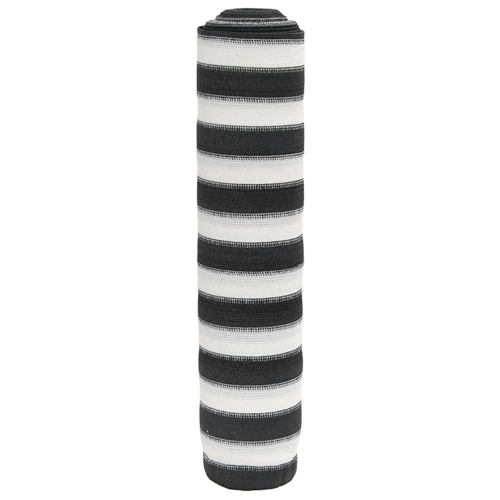 vidaXL Засенчваща мрежа антрацит и бяло 18x25 м HDPE 150 г/м²