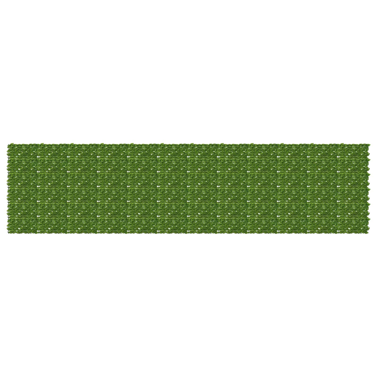 vidaXL Завеса за балкон с листа Зелен и жълт 600 x 150 cm